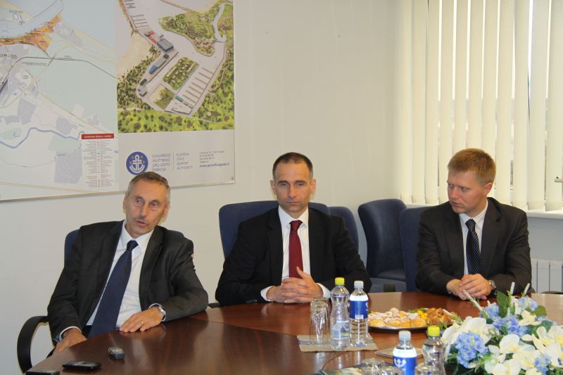 Uosto direkcijoje lankėsi LR energetikos ministras